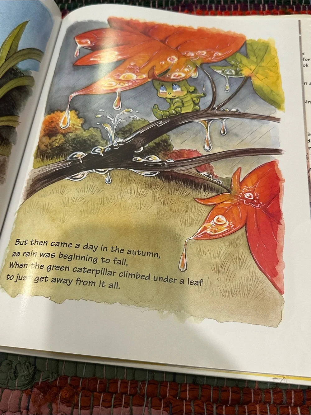 Miller The Green Caterpillar Autographed HC book Darrell House